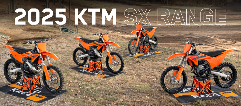 New 2025 KTM SX range