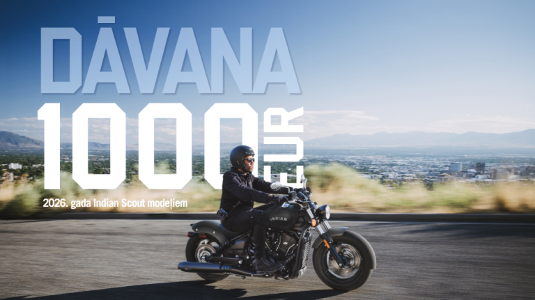 €1,000 Gift with 2026 Indian Scout Models